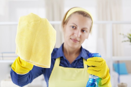 Clean and refreshed carpet surface after professional treatment