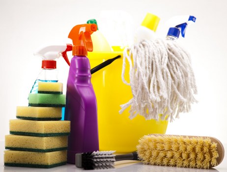 Professional carpet cleaning equipment in use on a home carpet