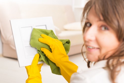 Worker using PPE during a safety-focused task